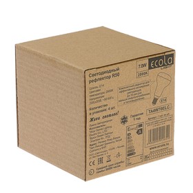 

Лампа светодиодная Ecola Light Reflector, R50, 7 Вт, E14, 2800 K, теплый белый