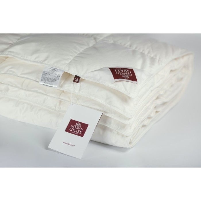 Одеяло тёплое Luxe Down, размер 150х200 см, белый гусиный пух