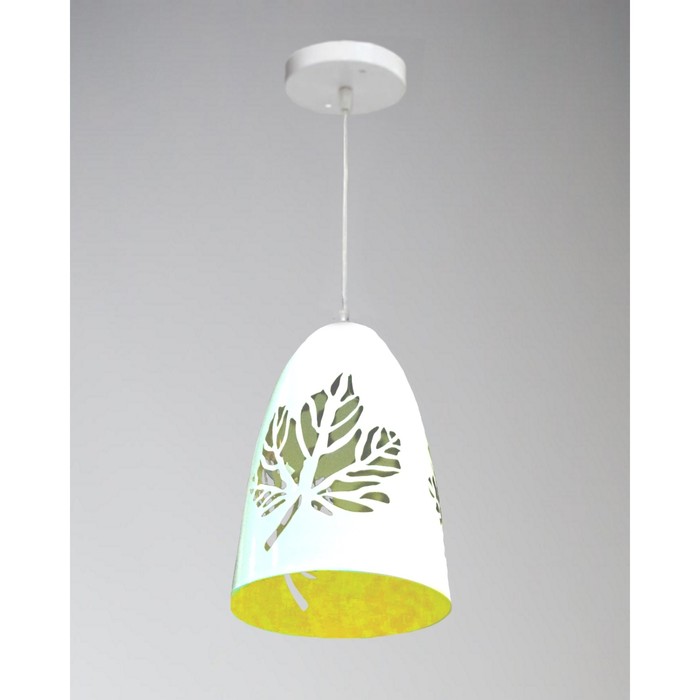 Светильник "Лист" 1x60Вт Е27 белый 15x15x100см