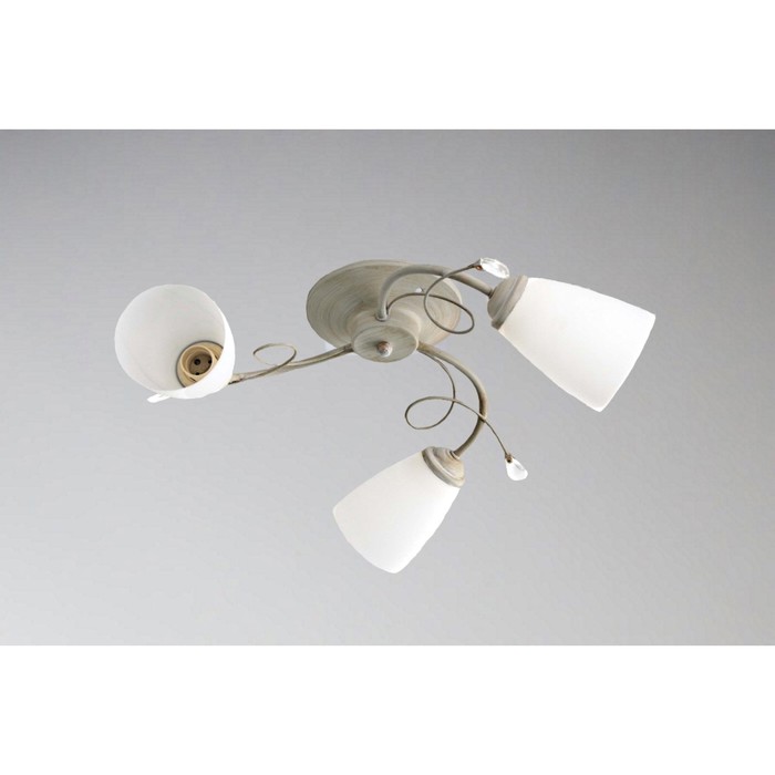 Люстра "Надежда" 3x60Вт Е27 белый 45x23x26см