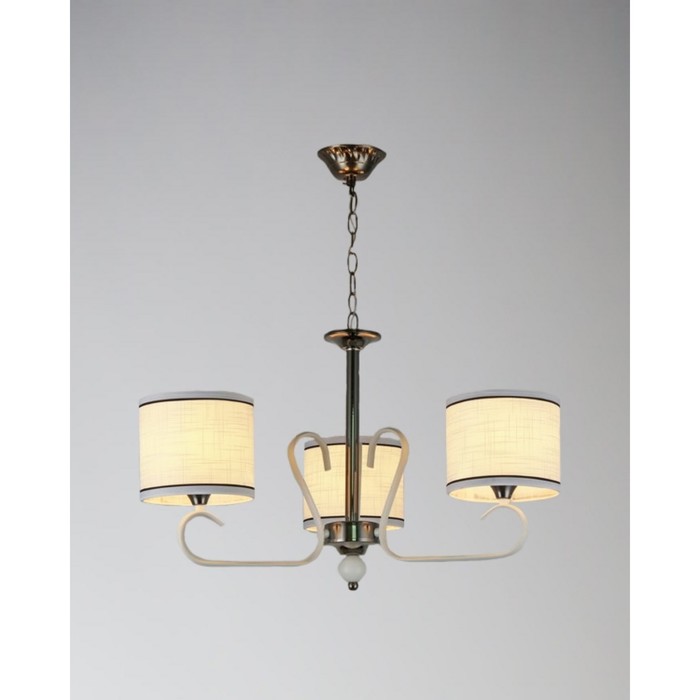 Люстра "Фиона" 3x60Вт Е27 черный 60x60x80см