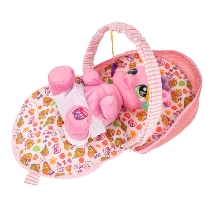 Пони "Ляля" с сумкой и ковриком, 2 в 1, звуковые эффекты