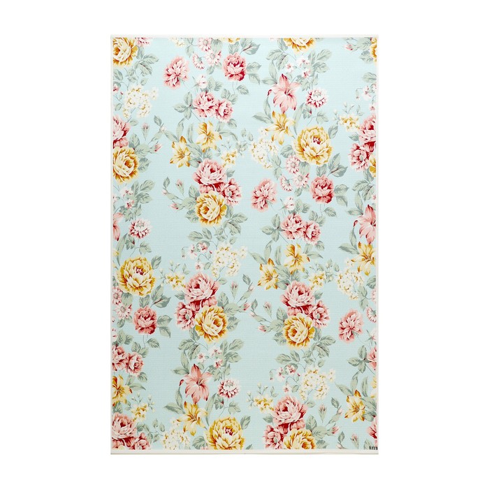 Фотофон винил "Шебби-шик. Розы на голубом" 80х125 см