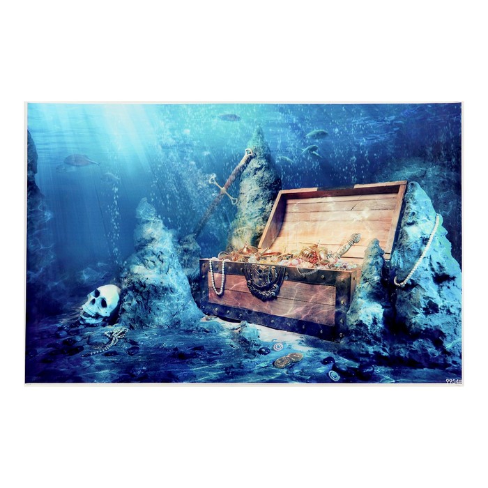 Фотофон винил "Сундук с сокровищами" 80х125 см