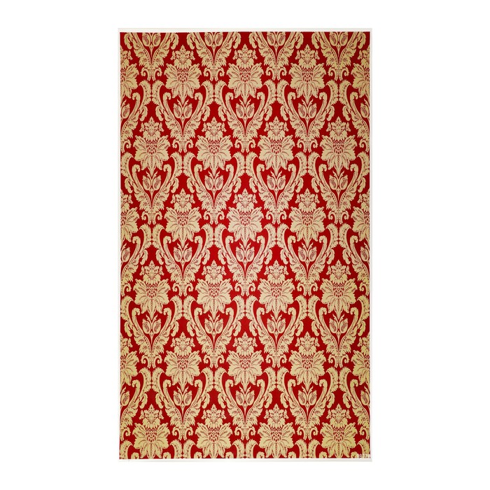 Фотофон винил "Красный дамаск" 80х125 см