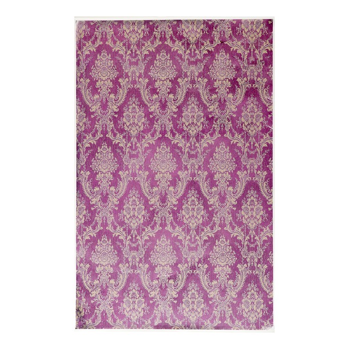 Фотофон винил "Фиолетовый дамаск состаренный" 80х125 см