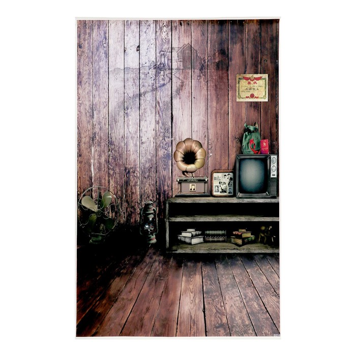 Фотофон винил "Раритеты" стена+пол 80х125 см