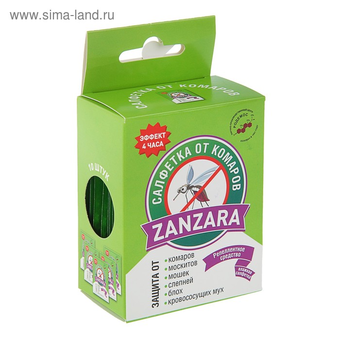 Салфетка репеллентная от комаров 