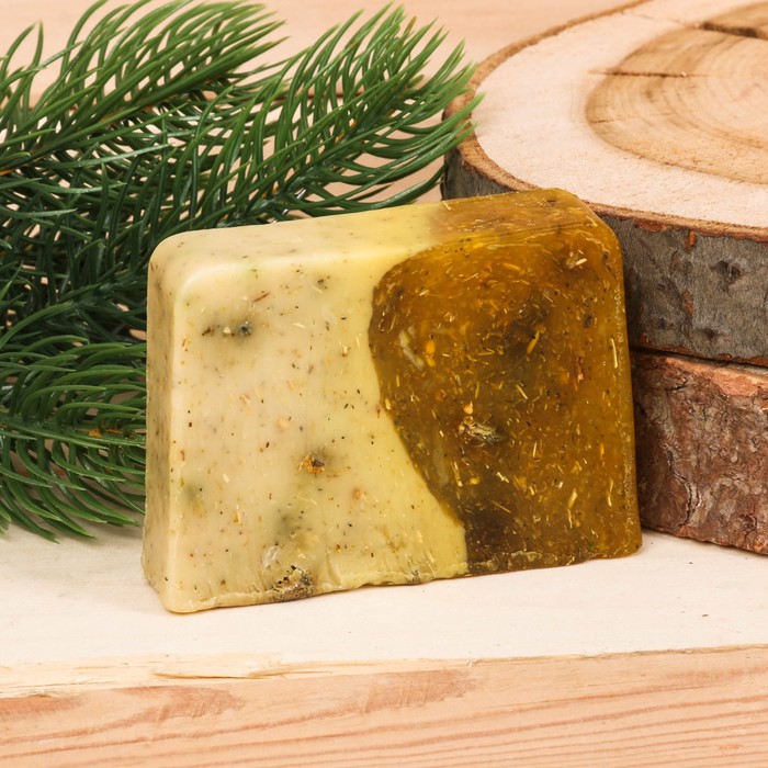 Набор "Мёд и травы": 3 мыла для бани ручной работы