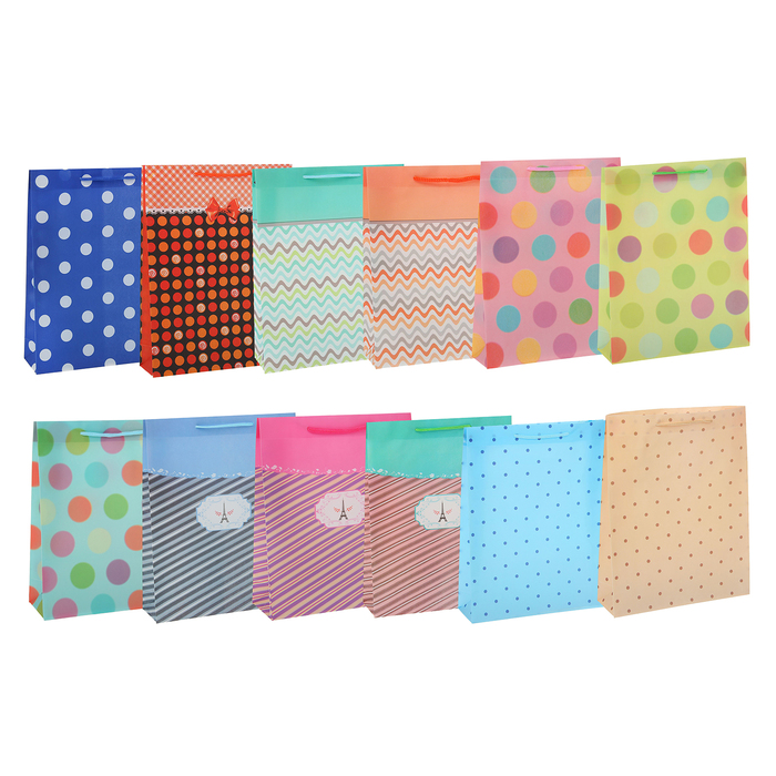 Пакет пластиковый "Ассорти" 31 х 39 х 9 см, микс