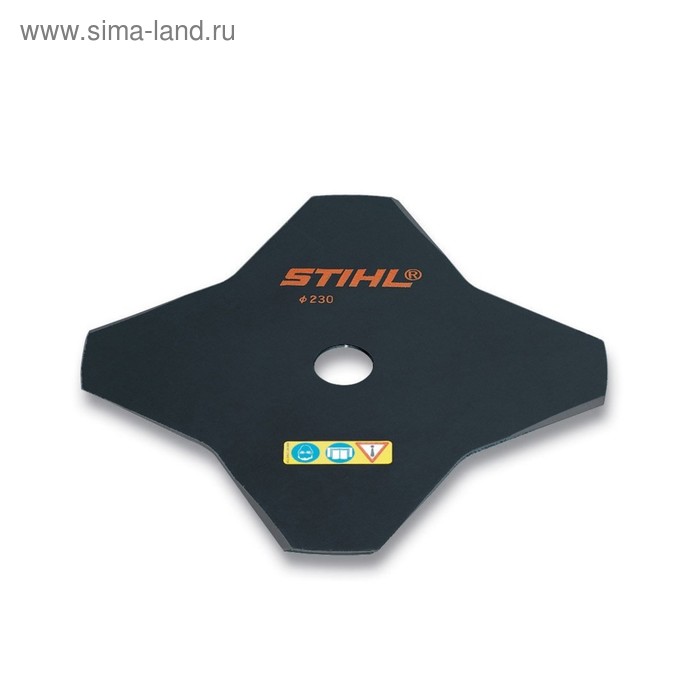 фото Диск триммерный stihl 4000 713 3801, для скашевания травы, 230 мм, 4 зуба, fs 350 - 490