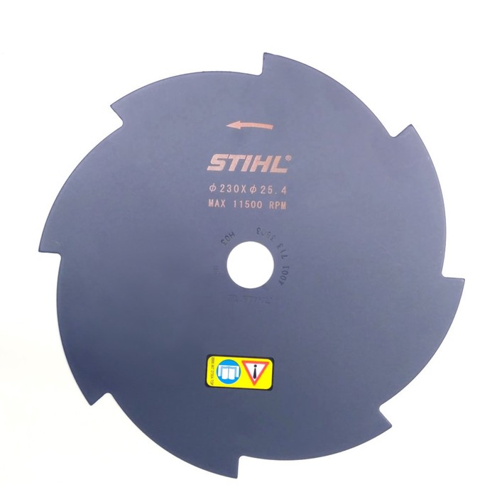 Диск триммерный Stihl 4001 713 3803, для скашевания травы, 230 мм, 8 зубьев, FS 55-120