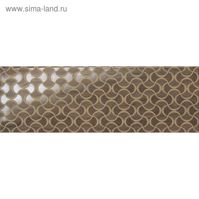 Декор Suprema Bronze Wallpaper 25x75 декор creto dover vetro pearl 25x75
