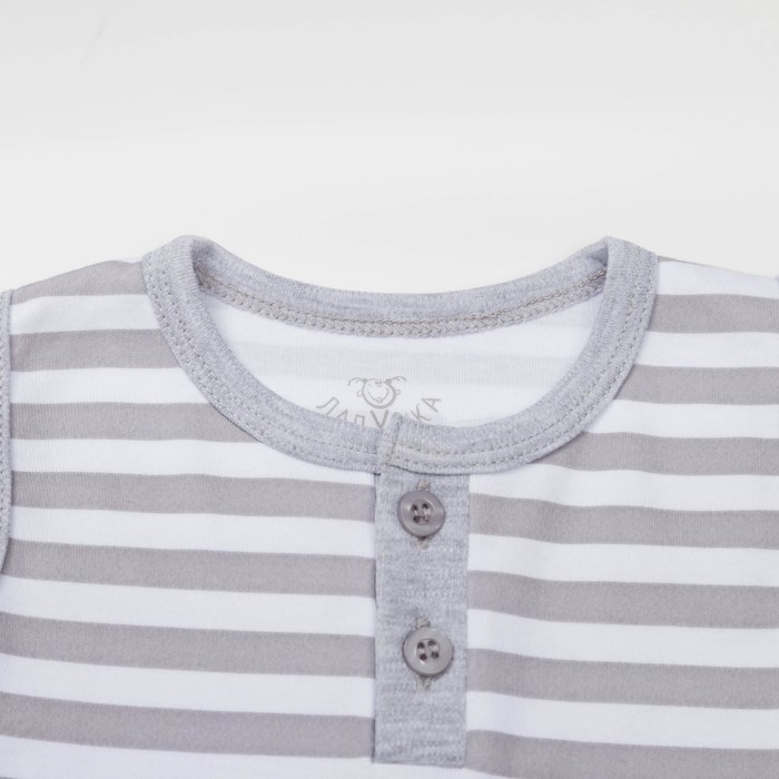 Ползунки "Мой мишка", рост 80-52 см, цвет серый