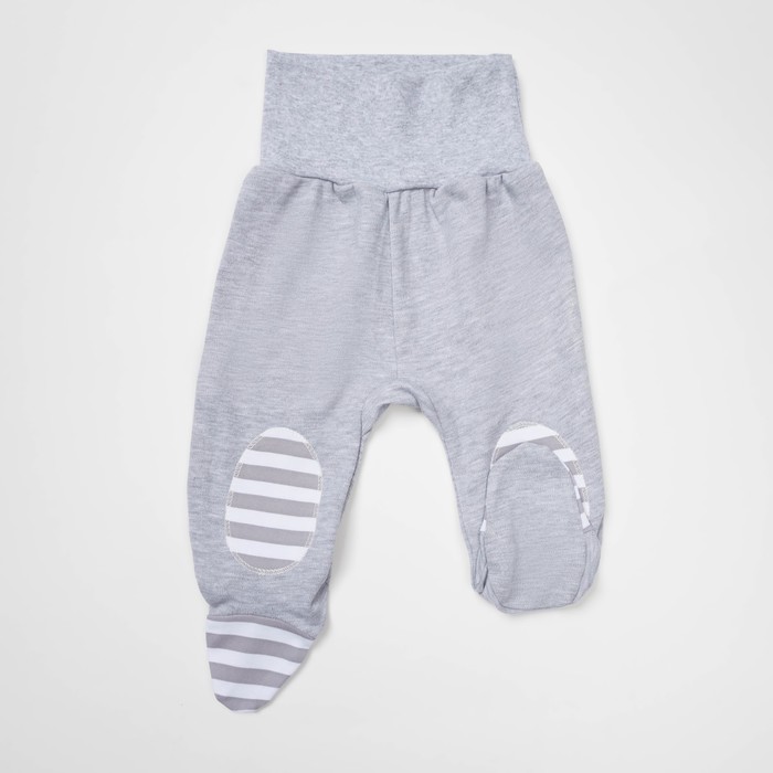 Ползунки "Мой мишка", рост 86-56 см, цвет серый