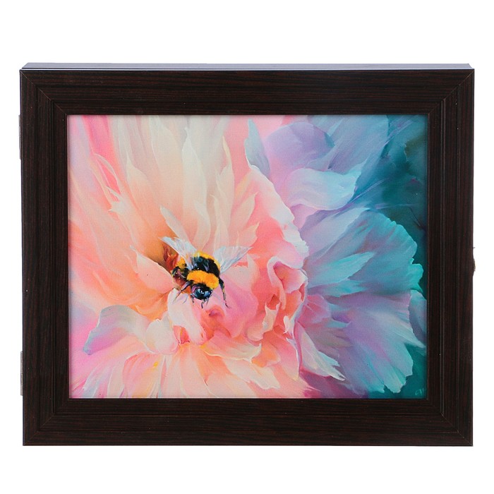 Ключница пирамида "День и ночь" Венге 30х25х5 см