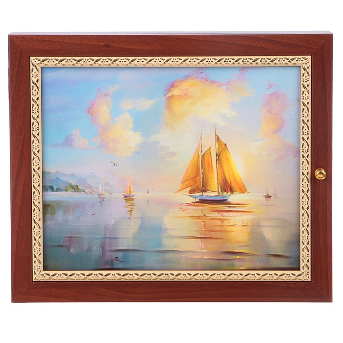 Ключница премиум "Рассвет" 30х25х5 см