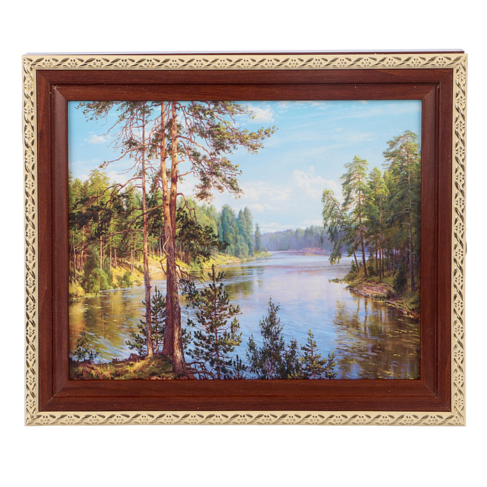 Ключница премиум "Озеро" 30х25х5 см