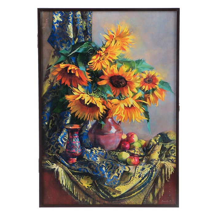 Ключница декабокс "Подсолнухи" 40,5х29х5 см