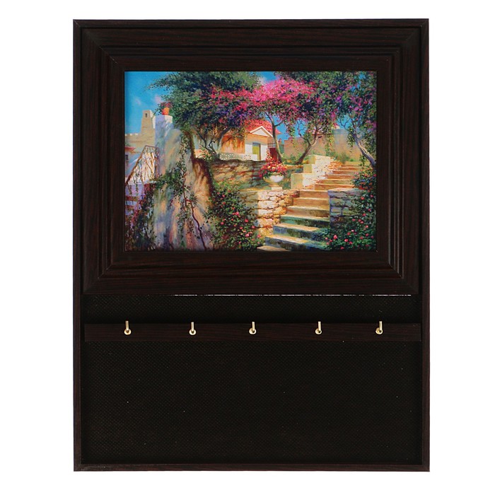 Ключница открытая малая "Южный дворик" 31х24,5х1,5 см