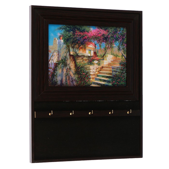 Ключница открытая малая "Южный дворик" 31х24,5х1,5 см