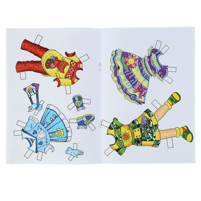 Бумажная кукла "Настенька"