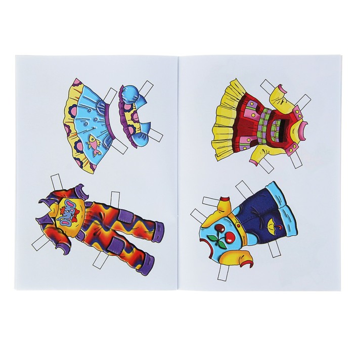 Бумажная кукла "Настенька"