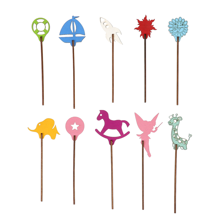 Набор топперов "Комплекс" 10 шт., МИКС