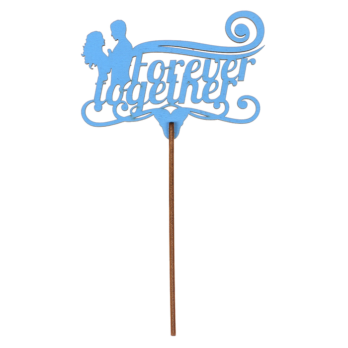 Топпер Forever together 12х8 см, синий