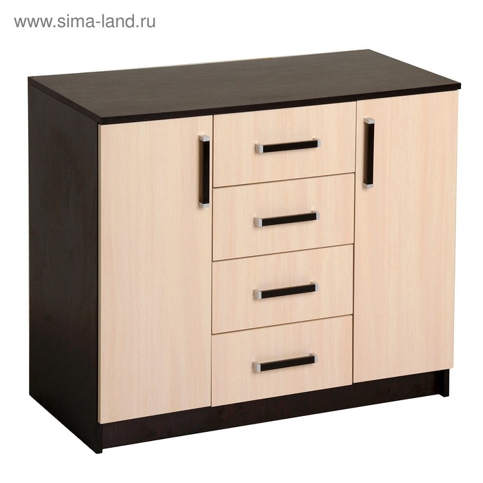 

Комод Аура, 820х1000х440, Венге/Дуб молочный