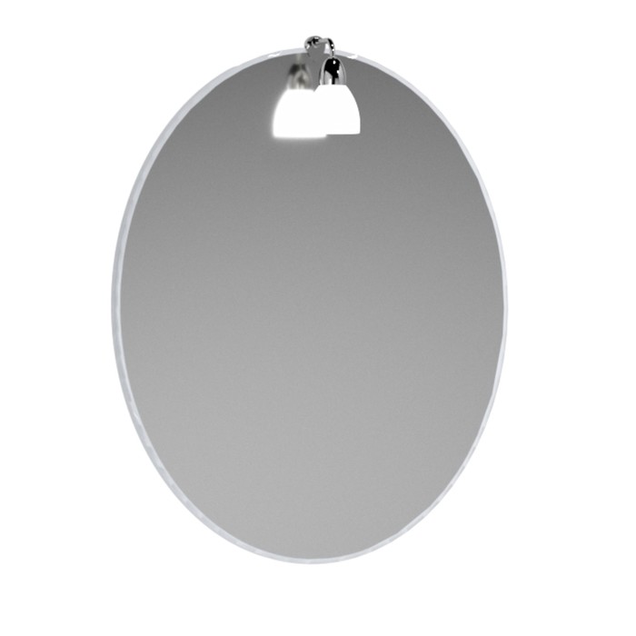 Зеркало-55, 1 светильник,Лира