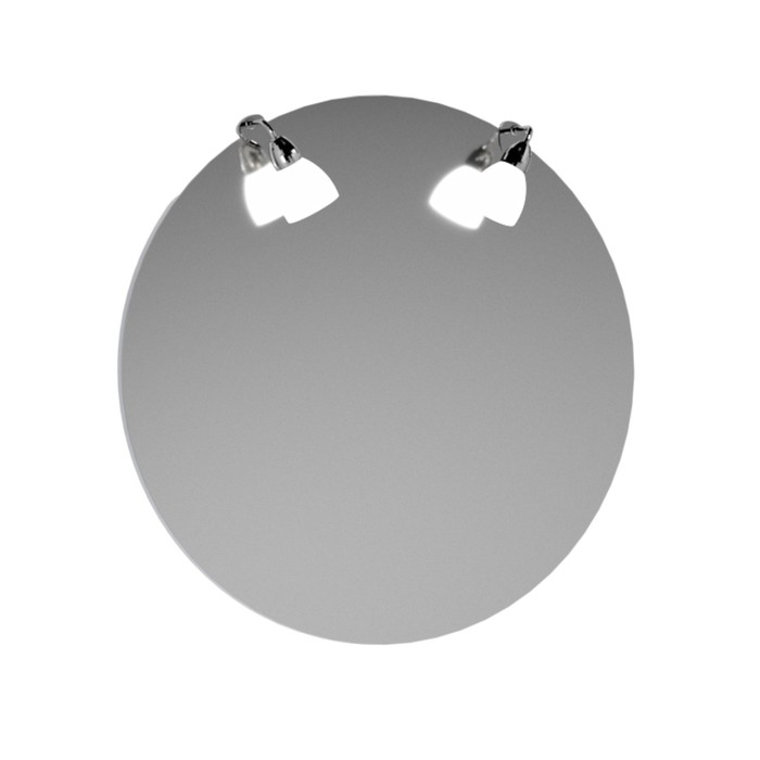 Зеркало-99, 2 светильника, Лира