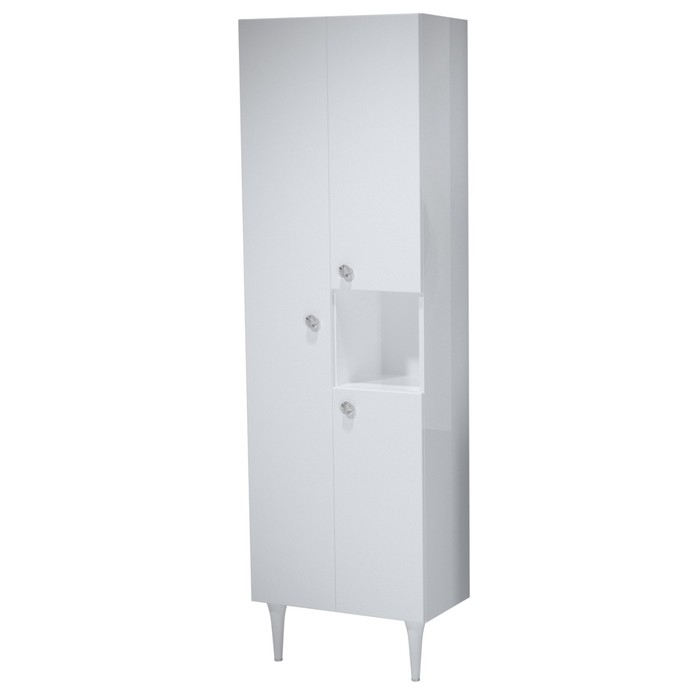 Пенал-60, 3 дв., пр., белый, Сотис