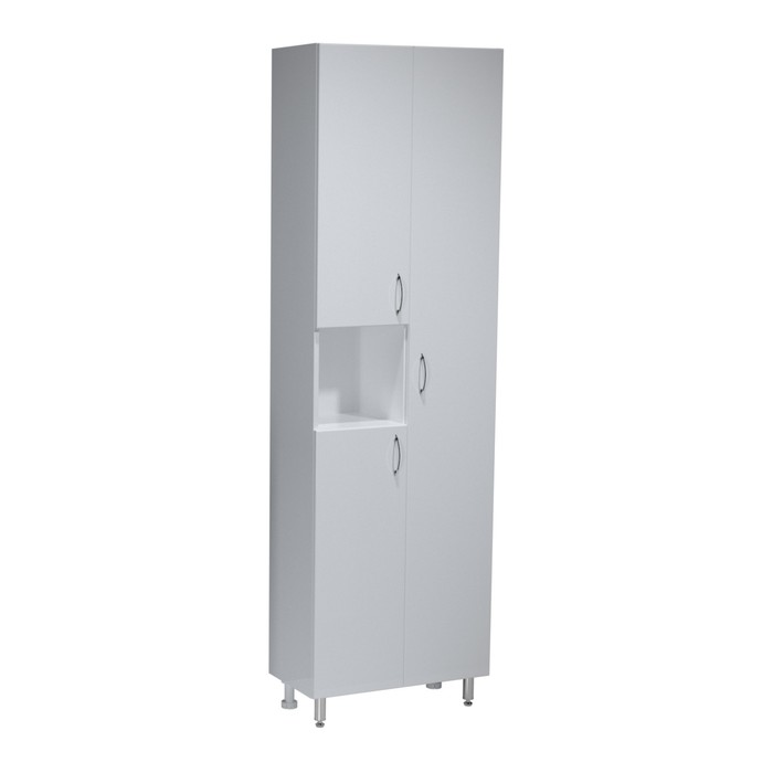 Пенал-60, 3дв., пр., белый, Джуно