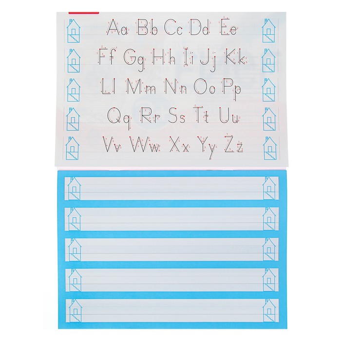 Прописи для правшей и левшей. Пишем английские буквы 5+