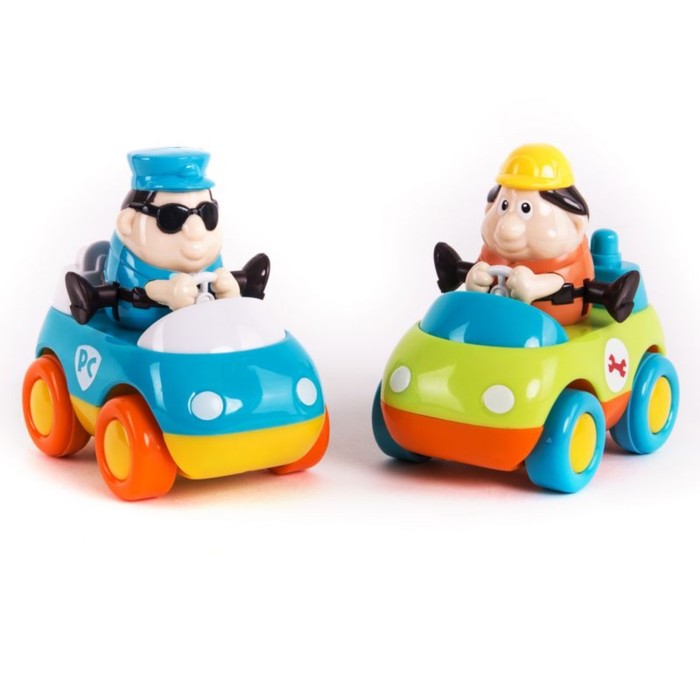 Спасательные машинки "Техническая помощь и полиция", 2 шт.