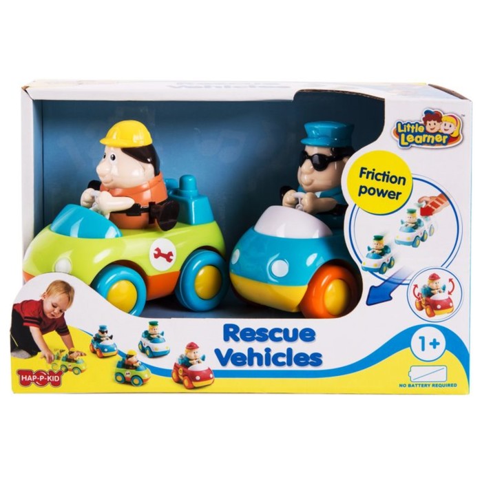 Спасательные машинки "Техническая помощь и полиция", 2 шт.