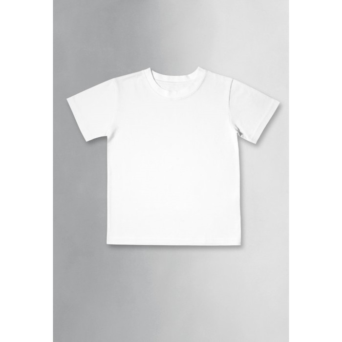 Футболка для мальчика, рост 146 см, цвет белый