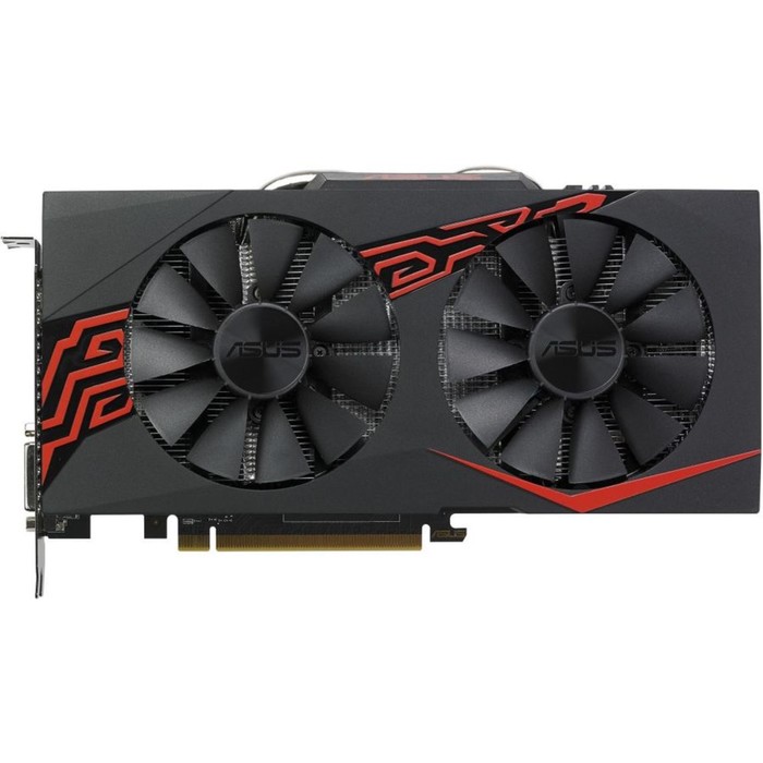 Видеокарта Asus AMD Radeon RX Expedition OC, 4G, 256bit, GDDR5, 1244/7000, Ret