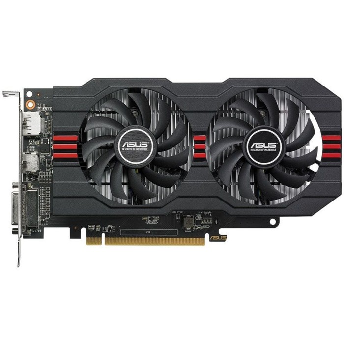 Видеокарта Asus AMD Radeon RX 560 OC, 4G, 128bit, GDDR5, 1210/7000, Ret