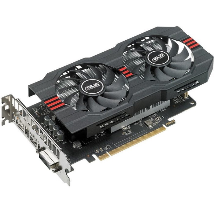 Видеокарта Asus AMD Radeon RX 560 OC, 4G, 128bit, GDDR5, 1210/7000, Ret