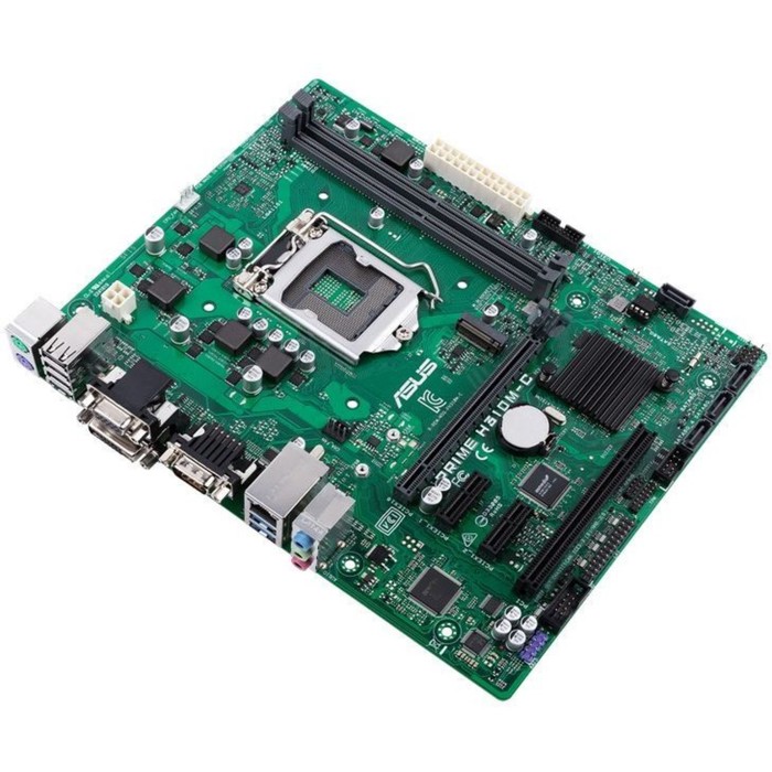 Материнская плата Asus PRIME H310M-C, Soc-1151v2, Intel H310, 2xDDR4, mATX, Ret