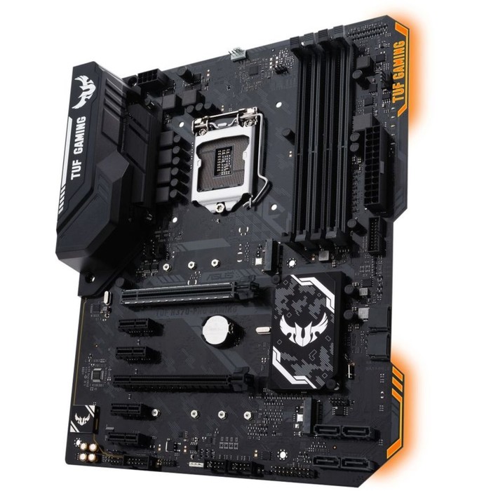 Материнская плата Asus TUF H370-PRO GAMING, Soc-1151v2, Intel H370, 4xDDR4, ATX, Ret