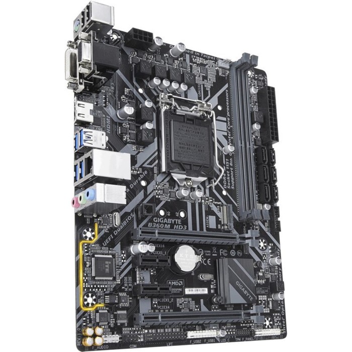 Материнская плата Gigabyte B360M HD3, Soc-1151v2, Intel B360, 2xDDR4, mATX, Ret