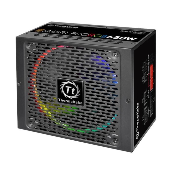 Блок питания Thermaltake ATX 650W SMART PRO RGB, 80+ bronze, 140mm, RTL