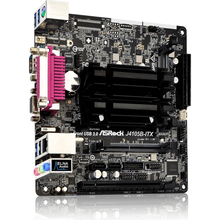 Материнская плата Asrock J4105B-ITX, 2xDDR4, mini-ITX, Ret