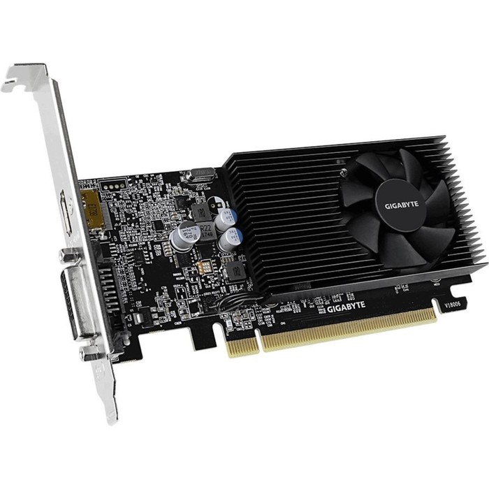 Видеокарта Gigabyte GeForce GT 1030 (GV-N1030D4-2GL) 2G,64bit,DDR4,1177/2100