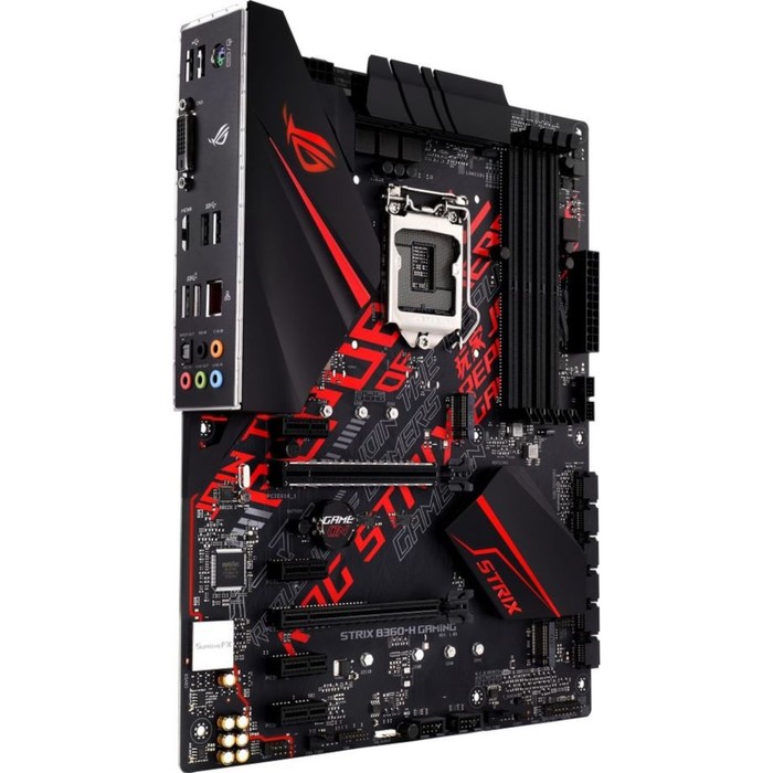 Материнская плата Asus ROG STRIX B360-H GAMING, Soc-1151v2, Intel B360, 4xDDR4, ATX, Ret