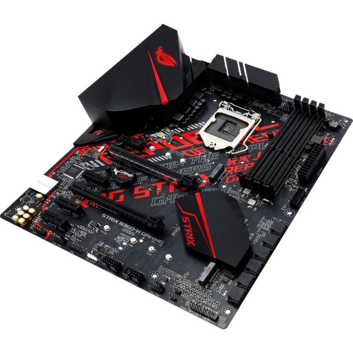 Материнская плата Asus ROG STRIX B360-H GAMING, Soc-1151v2, Intel B360, 4xDDR4, ATX, Ret