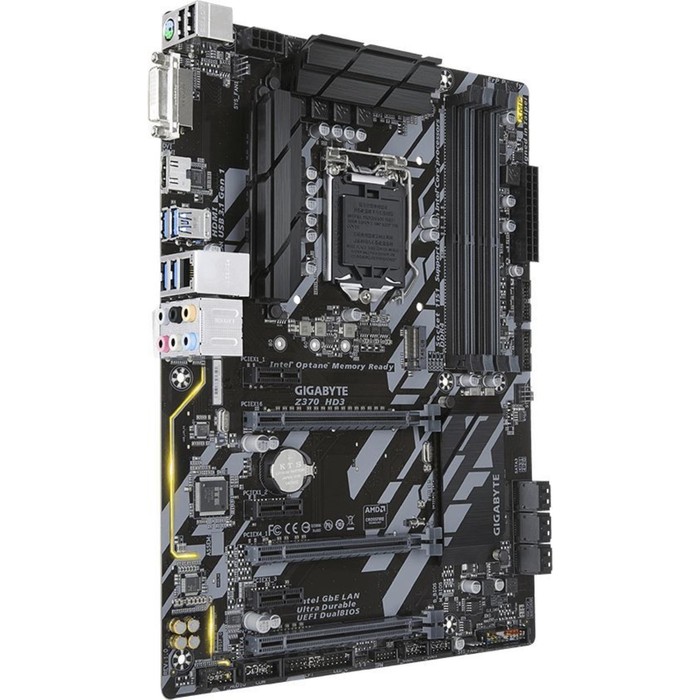 Материнская плата Gigabyte Z370 HD3, Soc-1151v2, Intel Z370, 4xDDR4, ATX, Ret